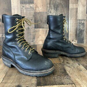 Red Wing 699 Wildland Firefighter Soft Toe Lace Up Logger Work Boots Mens 9.5 E